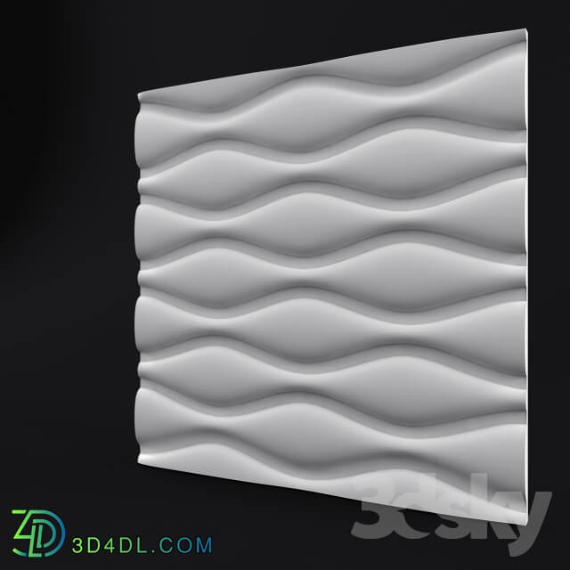 3D panel - Gypsum board 3d