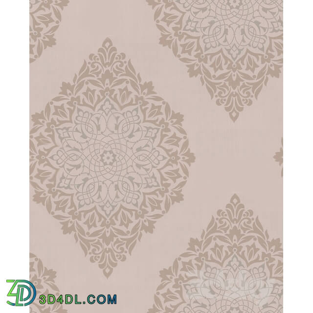 Wall covering - Graham Brown _ Tattoo Wallpaper_ Orchid Gold_ 30-417