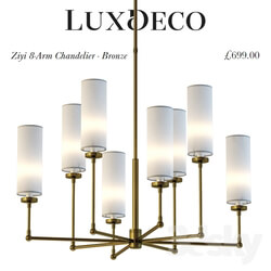 Ceiling light - LuxDeco _ ZIYI 8-ARM CHANDELIER 