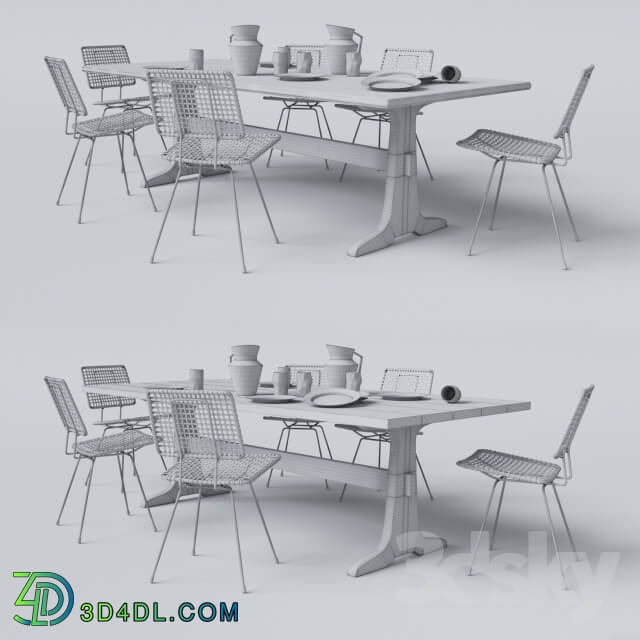 Table _ Chair - Gervasoni Brick
