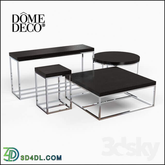 Table - Dôme Deco.Bronco Coffe Table Set.