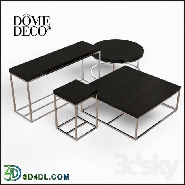 Table - Dôme Deco.Bronco Coffe Table Set.