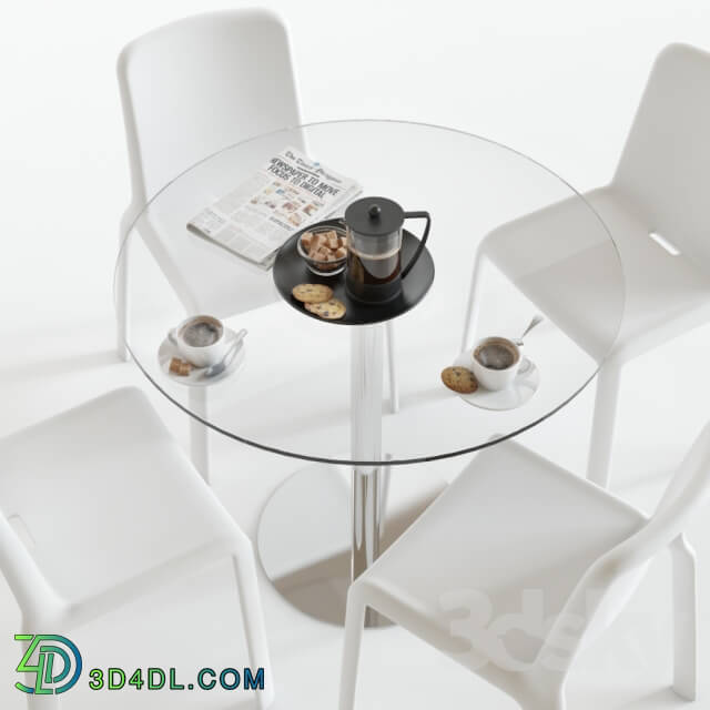 Table _ Chair - Scavolini Loop and Snow