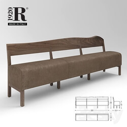 Other soft seating - Riva 1920 Betty Bench 