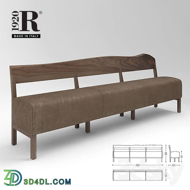 Other soft seating - Riva 1920 Betty Bench