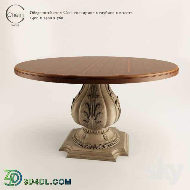 Table - Dining table Chelini Art.1145