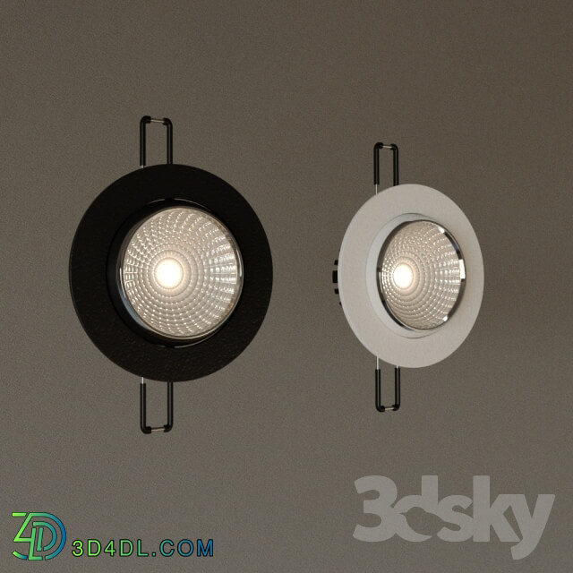 Spot light - Recessed luminaire DS-007BW80