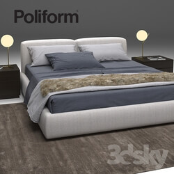 Bed - Bolton Bed Poliform 