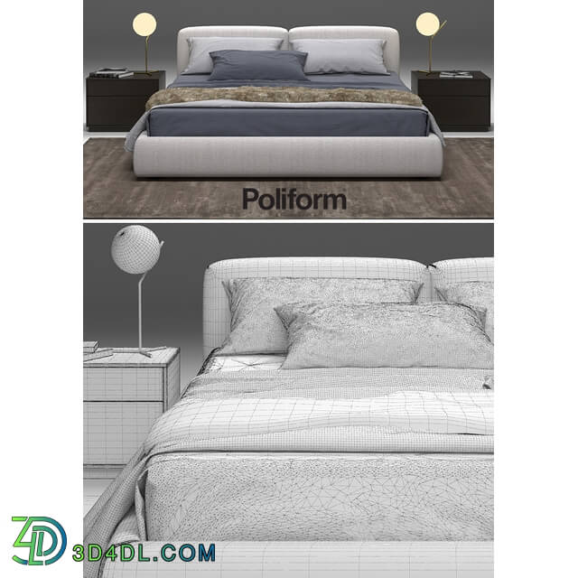 Bed - Bolton Bed Poliform