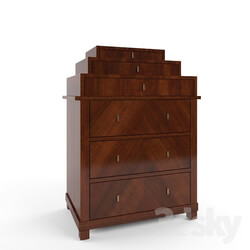 Sideboard _ Chest of drawer - Bolier Rosenau Biedermeier Tiered Chest 56005 