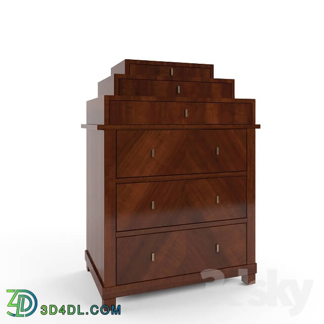 Sideboard _ Chest of drawer - Bolier Rosenau Biedermeier Tiered Chest 56005