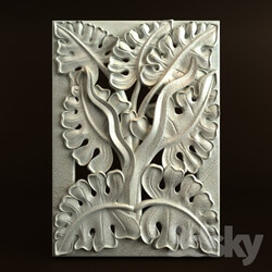 Decorative plaster - Nature Carving Ornament 022 