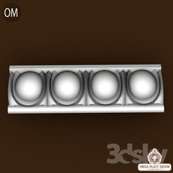 Decorative plaster - Om. Mega plast decor Cornice 