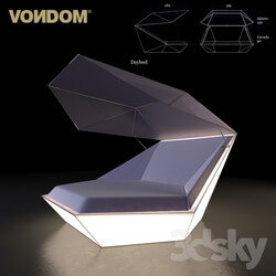 Other soft seating - Vondom _ Faz Daybed Parasol 