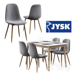 Table _ Chair - Jysk _ Jonstrup Chair _ Gammelgab Table 