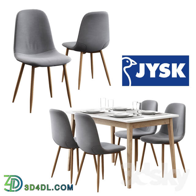 Table _ Chair - Jysk _ Jonstrup Chair _ Gammelgab Table