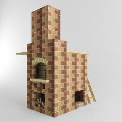 Fireplace - Russian oven 