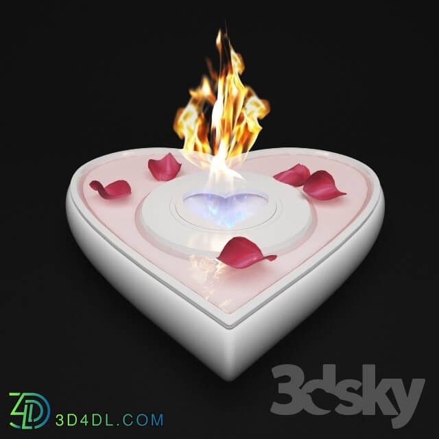 Fireplace - Bio Fireplace Heart _concept_