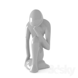 Sculpture - thinker statue 