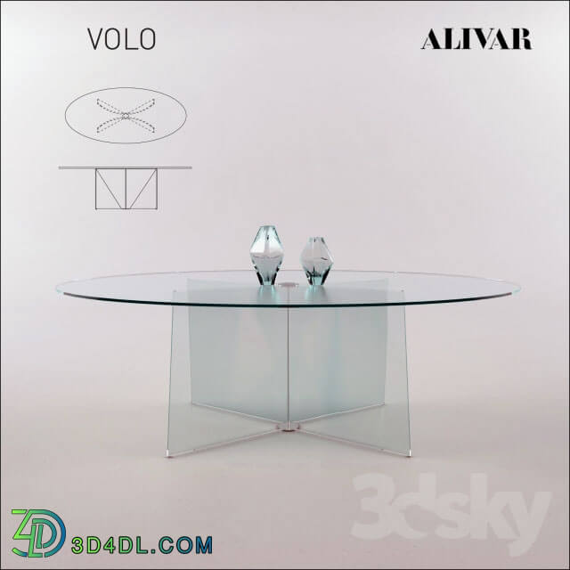 Table - Alivar Volo Table