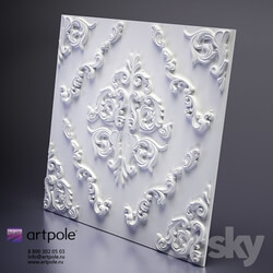 3D panel - Plaster 3d panel Versalle from Artpole 