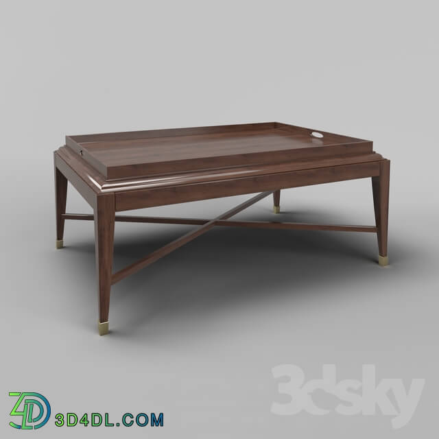 Table - OM Fratelli Barri MESTRE coffee table in mahogany veneer finish _Mahogany C__ FB.ET.MES.161