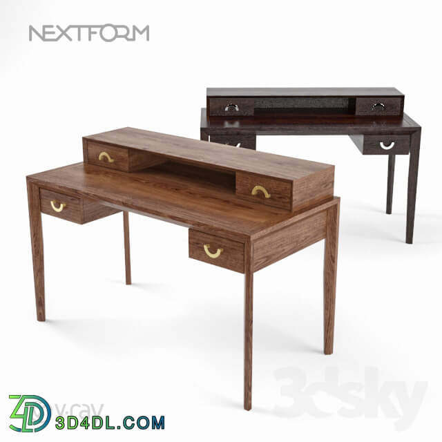 Table - OM Desk with two drawers Toscana Nextform W5023W _ W5024W