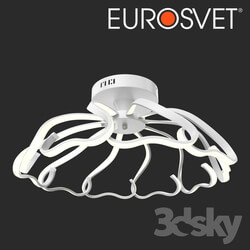 Ceiling light - OHM LED ceiling light Eurosvet 90095_10 white 