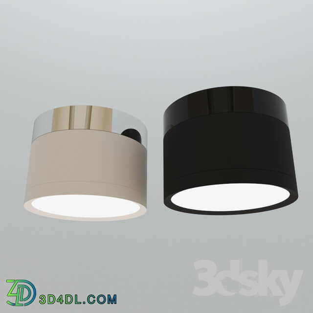 Spot light - Surface mounted LED ceiling lamp black and white ELEKTROSTANDART