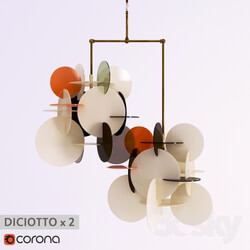 Ceiling light - Diciotto x2 