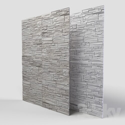 Other decorative objects - Decorative stone. White slate 