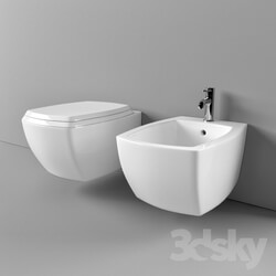 Toilet and Bidet - Agape_CER750 