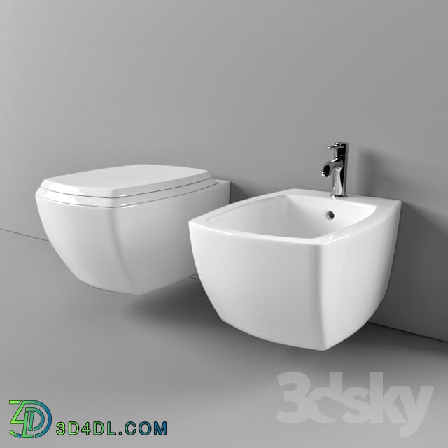 Toilet and Bidet - Agape_CER750