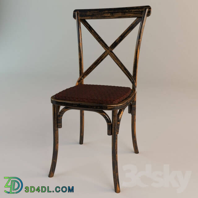 Chair - Cadeir Katrina Madeira Assento Rattan Cor Amarela