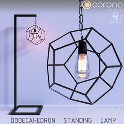 Floor lamp - Dodecahedron floor lamp 