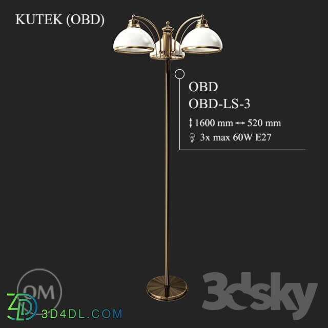 Floor lamp - KUTEK _OBD_ OBD-LS-3