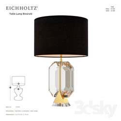 Table lamp - EICHHOLTZ Table Lamp Emerald 110145 110145 