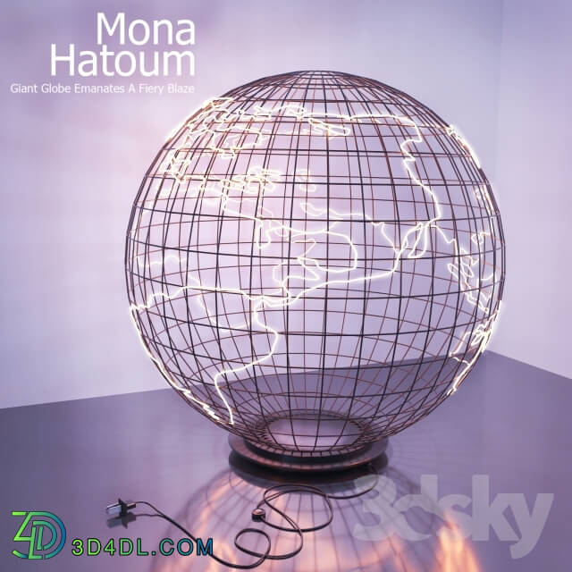 Table lamp - lamp by Mona Hatoum