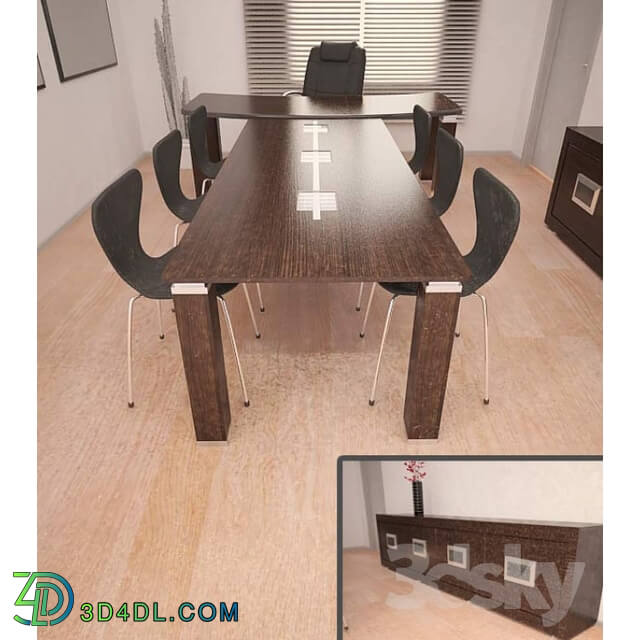 Office furniture - head table _ floor