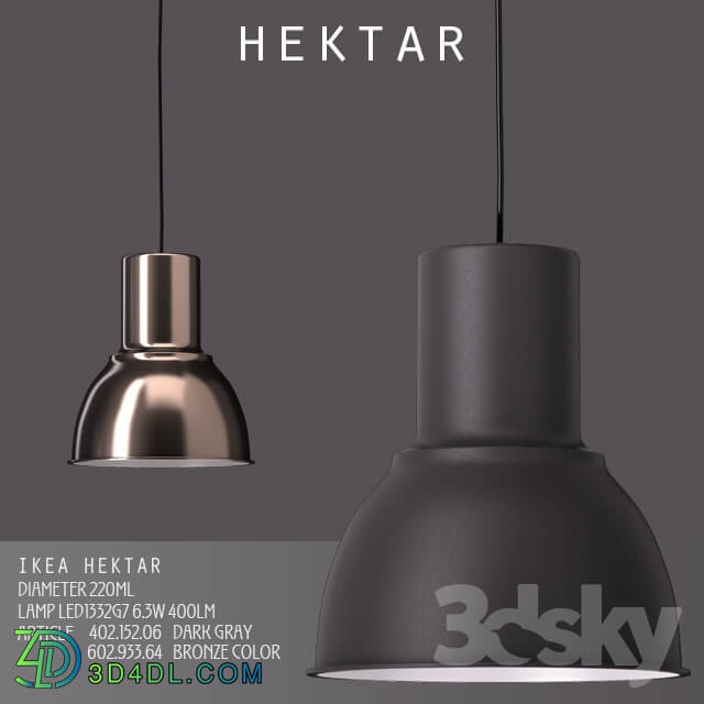 Ceiling light - Suspension ikea Hektar