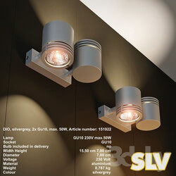 Wall light - SLV DIO_ 2 x GU10 