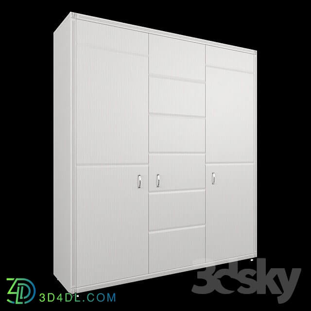 Wardrobe _ Display cabinets - Closet _225h60h250_ - V4