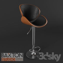 Chair - Crocus walnut bar stool by Baxton studio 