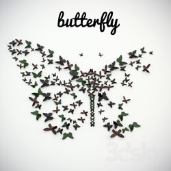 Other decorative objects - Pano _quot_butterfly_quot_ 