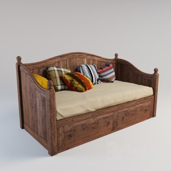 Sofa - Wooden sofa 