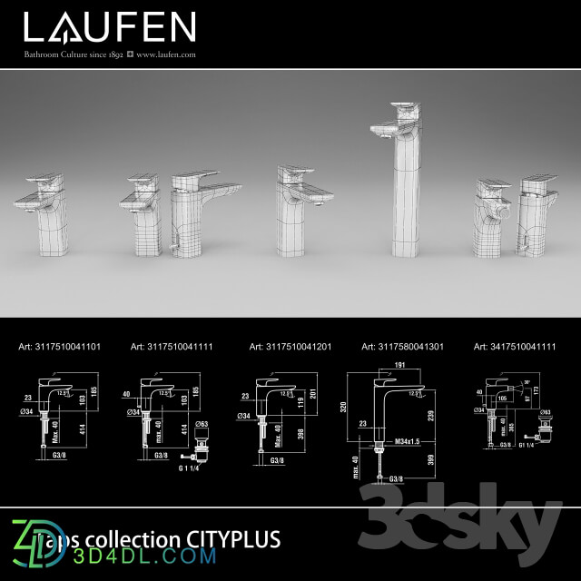 Faucet - Laufen Taps CITYPLUS