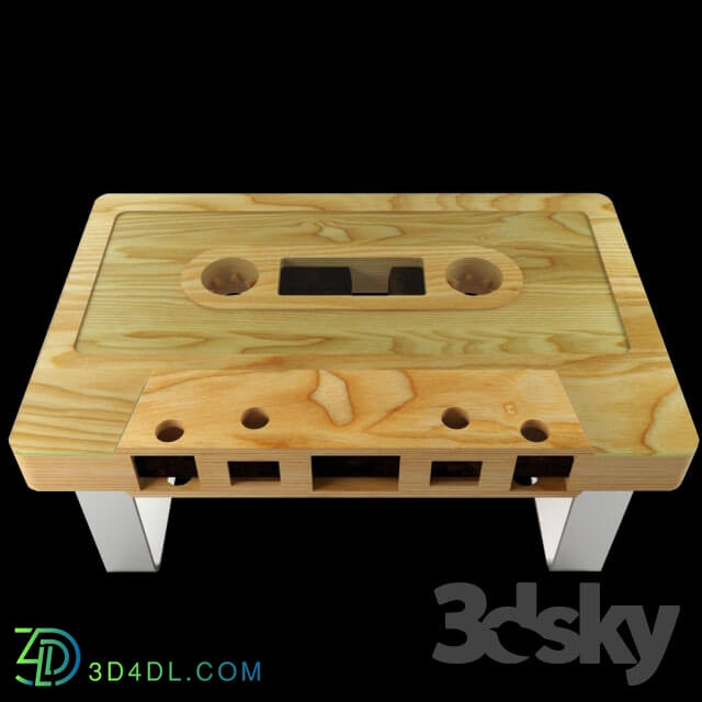 Table - audiocassette table