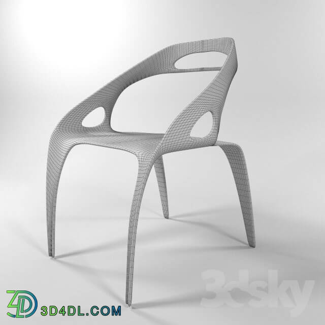 Chair - A chair made of plastic