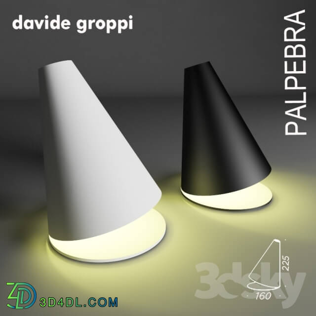 Table lamp - Davide Groppi Palpebra