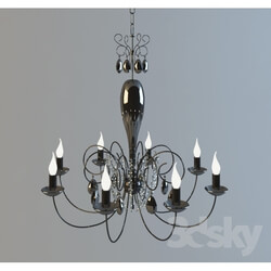 Ceiling light - the chandelier in the classical style 